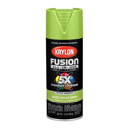 Krylon Fusion All-In-One Gloss Spray Paint Jungle Green
