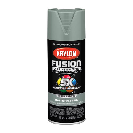 Krylon Fusion All-In-One Matte Spray Paint Pale Sage