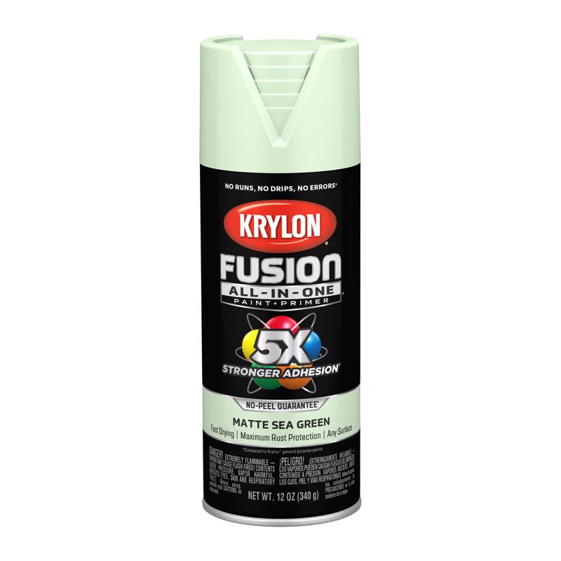 Krylon Fusion All-In-One Matte Spray Paint Sea Green