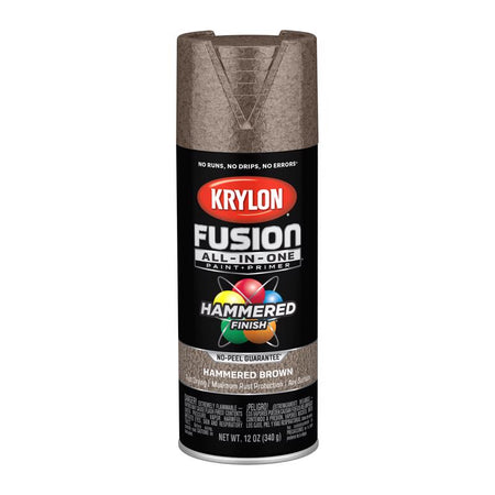 Krylon Fusion All-In-One Hammered Finish Spray Paint Brown