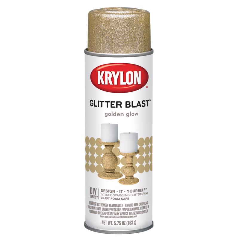 Krylon Glitter Blast Spray Paint Golden Glow