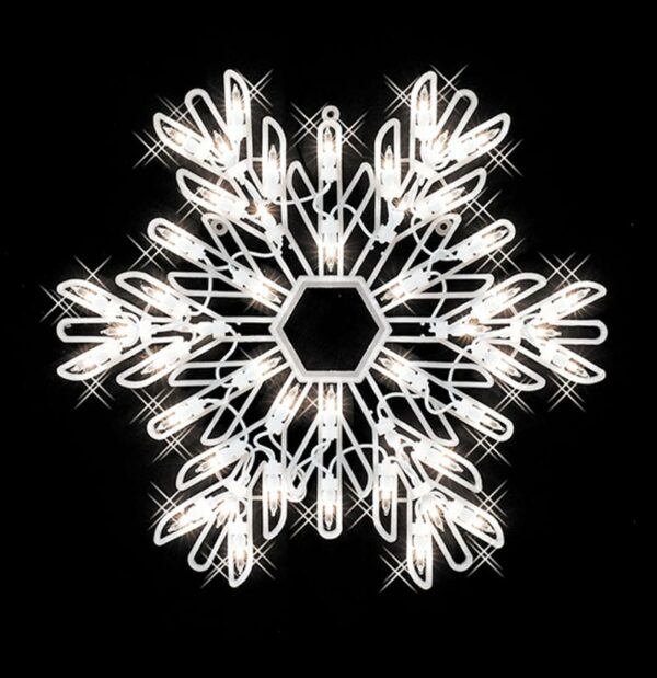 15 Inch 2-Sided Snowflake L8538 - Box of 6