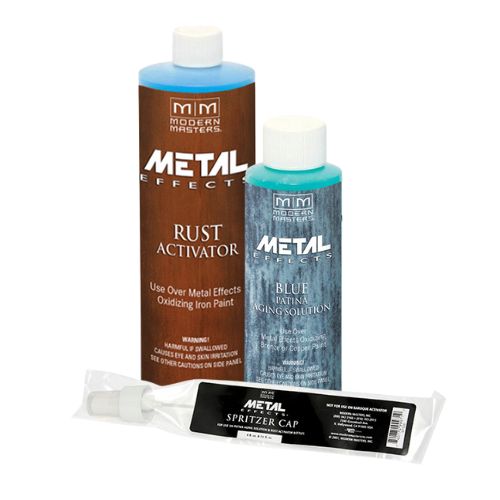 Modern Masters Metal Effects Patina Aging Solutions & Activators