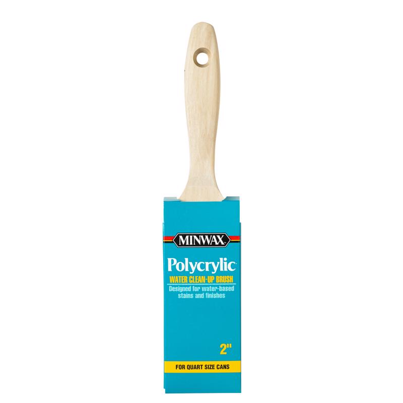 Minwax Polycrylic Trim Paint Brush 2 inch in manufacturer packaging.