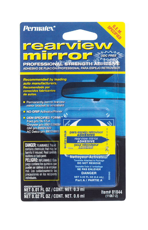 Permatex Rearview Mirror Adhesive 81844