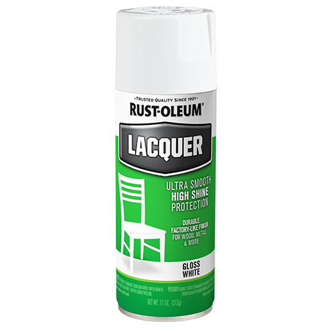 Rust-Oleum Gloss Lacquer Spray Paint Gloss White