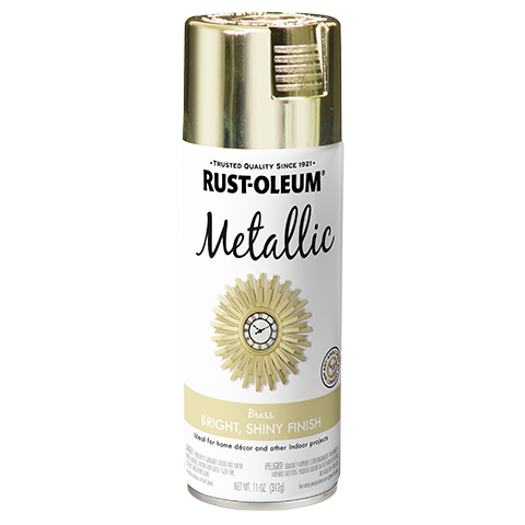 Rust-Oleum Metallic Spray Paint Brass