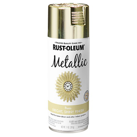 Rust-Oleum Metallic Spray Paint Brass