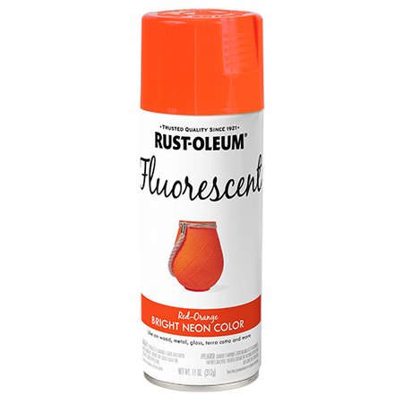 Rust-Oleum Fluorescent Spray Paint Red-Orange
