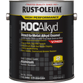 Rust-Oleum High Performance RocAlkyd DTM Enamel Gallon Aluminum