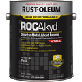 Rust-Oleum High Performance RocAlkyd DTM Enamel Gallon Black