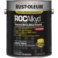 Rust-Oleum High Performance RocAlkyd DTM Enamel Gallon Safety Yellow