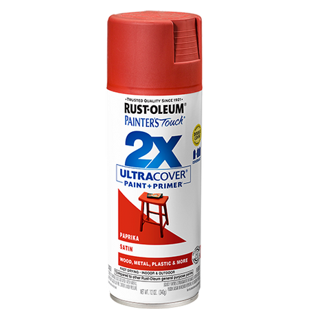 Rust-Oleum Ultra Cover 2X Satin Spray Paint Paprika
