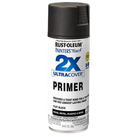 Rust-Oleum Ultra Cover 2X Primer Spray Paint Black