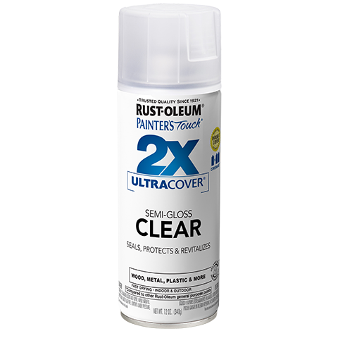 Rust-Oleum Ultra Cover 2X Clear Spray Paint Semi-Gloss