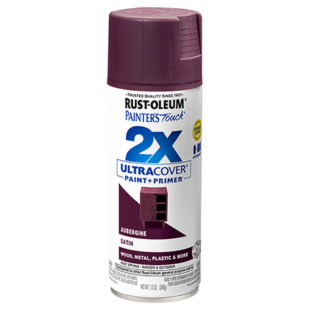 Rust-Oleum Ultra Cover 2X Satin Spray Paint Aubergine
