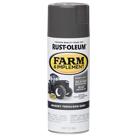 Rust-Oleum® Specialty Farm Equipment Spray Paint Massey Ferguson Gray