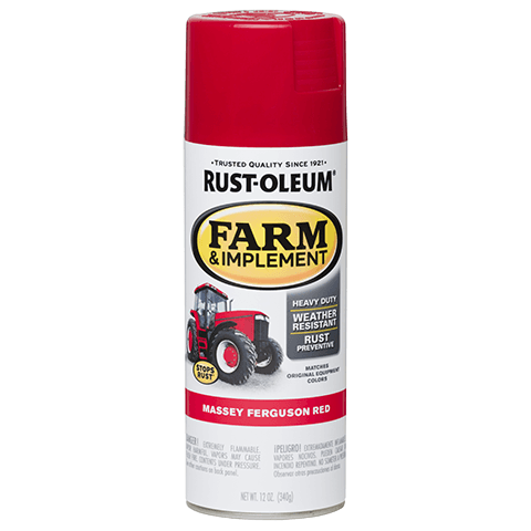 Rust-Oleum® Specialty Farm Equipment Spray Paint Massey Ferguson Red