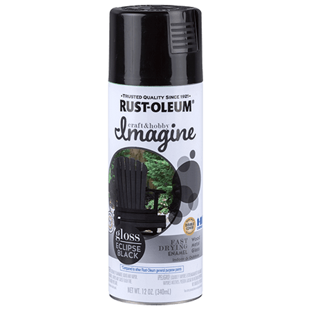 Rust-Oleum Imagine Gloss Spray Paint Eclipse Black