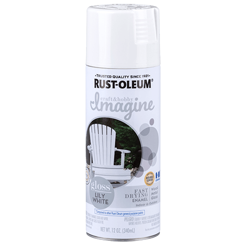 Rust-Oleum Imagine Gloss Spray Paint Lily White