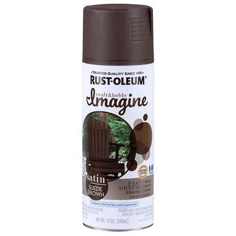 Rust-Oleum Imagine Satin Spray Paint Suede Brown