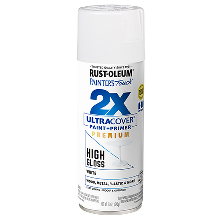 Rust-Oleum Ultra Cover 2X High Gloss Spray Paint White