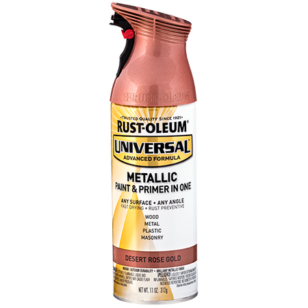 Rust-Oleum Universal Metallic Spray Paint Desert Rose Gold