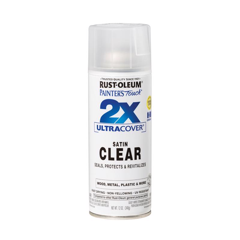 Rust-Oleum Ultra Cover 2X Clear Spray Paint Satin