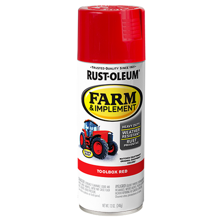 Rust-Oleum® Specialty Farm Equipment Spray Paint Toolbox Red
