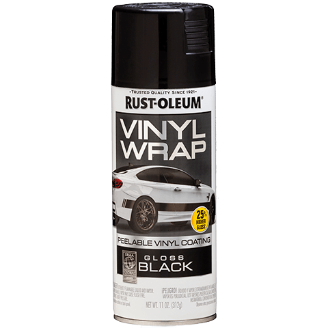 Rust-Oleum Automotive Vinyl Wrap 11 Oz Spray Paint Black