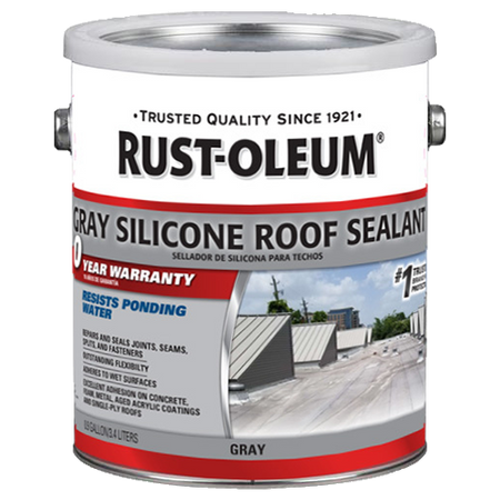 Rust-Oleum Silicone Roof Sealant Gallon Gray