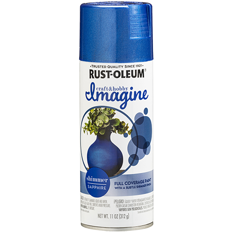 Rust-Oleum Imagine Shimmer Spray Paint Sapphire