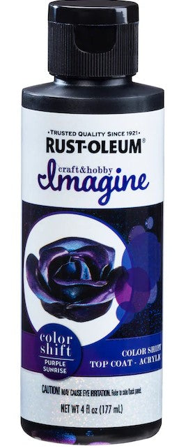 Rust-Oleum Imagine Color Shift Brush-On Paint 4 Oz Purple Sunrise