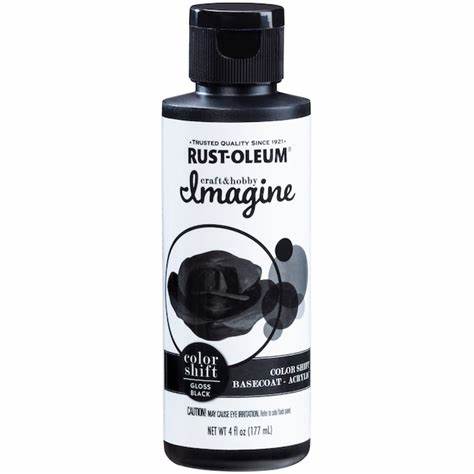 Rust-Oleum Imagine Color Shift Brush-On Paint 4 Oz Gloss Black