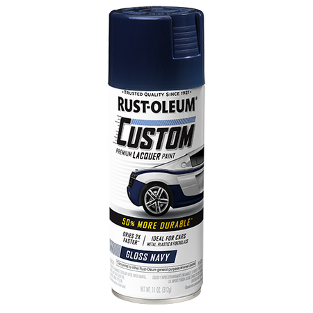 Rust-Oleum Automotive Premium Custom Lacquer Spray Paint Gloss Navy