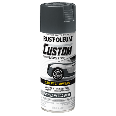 Rust-Oleum Automotive Premium Custom Lacquer Spray Paint Gloss Nardo Gray