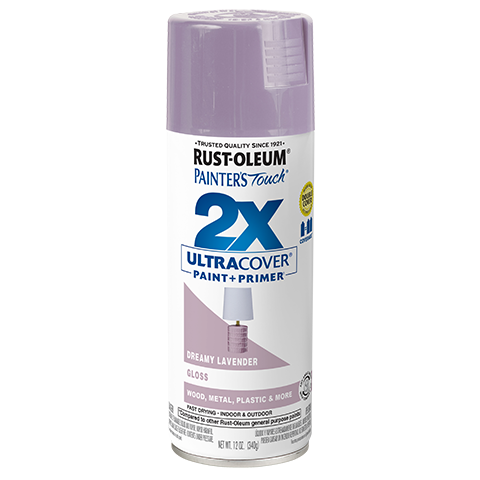 Rust-Oleum Ultra Cover 2X Gloss Spray Paint Dreamy Lavender