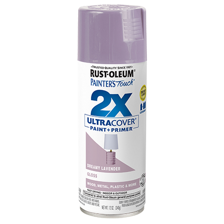 Rust-Oleum Ultra Cover 2X Gloss Spray Paint Dreamy Lavender