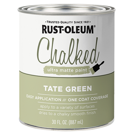 Rust-Oleum Chalked Ultra Matte Paint Tate Green