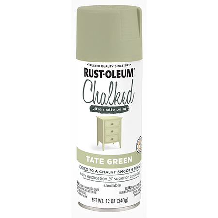 Rust-Oleum Chalked Ultra Matte Spray Paint Tate Green