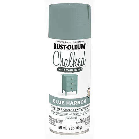 Rust-Oleum Chalked Ultra Matte Spray Paint Blue Harbor
