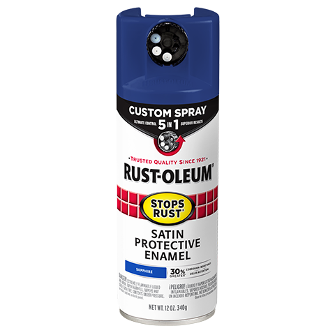Rust-Oleum Stops Rust Custom Spray 5-in-1 Spray Paint Satin Sapphire