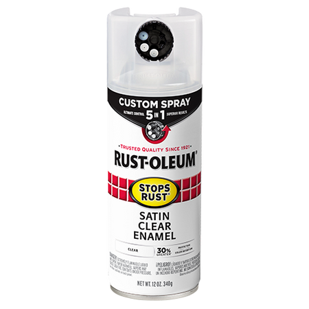 Rust-Oleum Stops Rust Custom Spray 5-in-1 Spray Paint Satin Clear