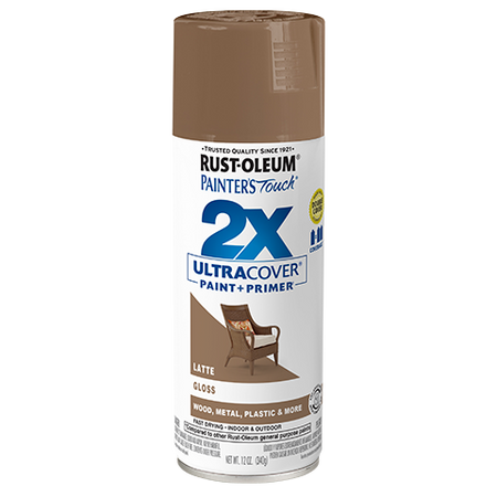 Rust-Oleum Ultra Cover 2X Gloss Spray Paint Gloss Latte
