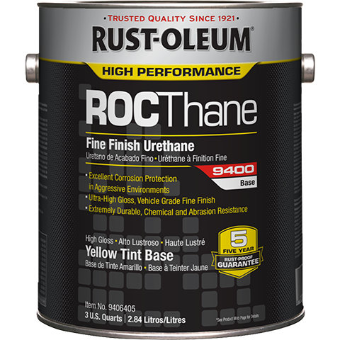 Rust-Oleum High Performance ROCThane Fine Finish Urethane 9400 Gallon Yellow Tint Base
