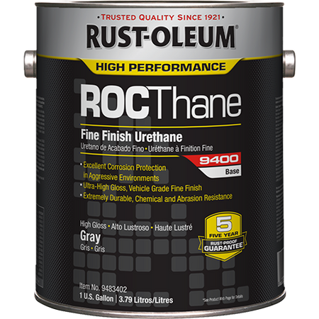 Rust-Oleum High Performance ROCThane Fine Finish Urethane 9400 Gallon High Gloss Gray