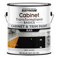 Rust-Oleum Cabinet Transformations Basics Cabinet & Trim Paint Black Semi-Gloss Gallon