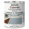Rust-Oleum Cabinet Transformations Basics Cabinet & Trim Paint Cadet Gray Semi-Gloss Quart