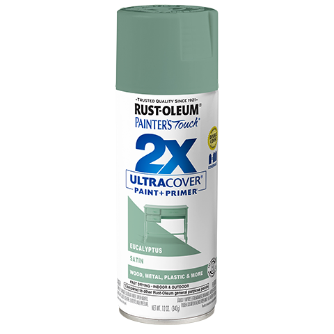 Rust-Oleum Ultra Cover 2X Satin Spray Paint Eucalyptus
