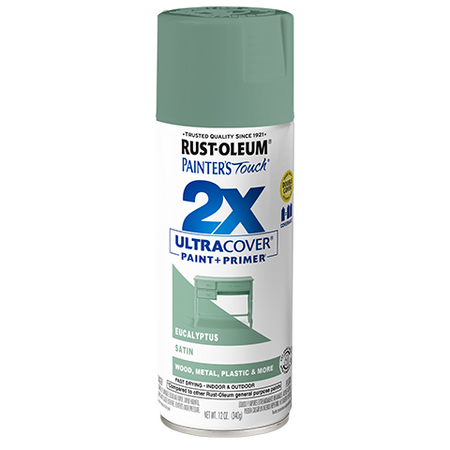 Rust-Oleum Ultra Cover 2X Satin Spray Paint Eucalyptus